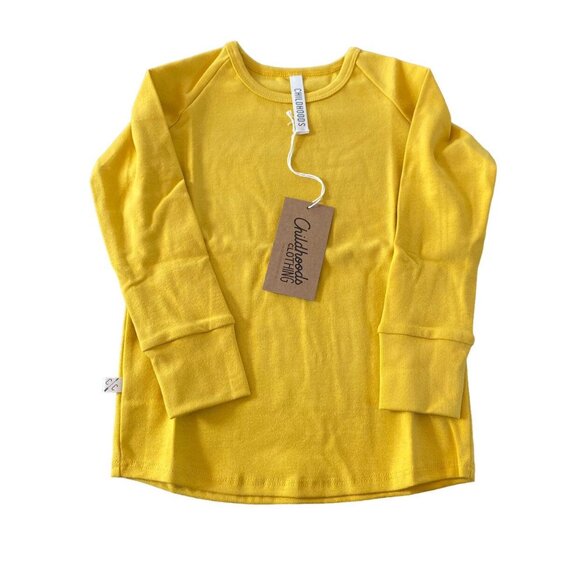 NWT Childhoods Clothing Rib Knit Long Sleeve Tee Sunflower Size 5T - Picture 1 of 3